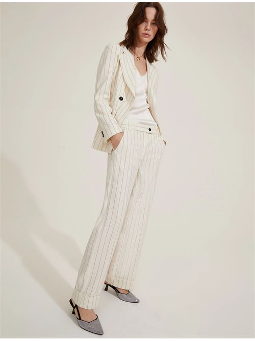 pants woman white EMME MARELLA | AGRA2255/001